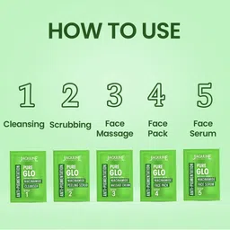 Jaquline USA Pure Glo Facial Kit With Niacinamide - 34 g image 5