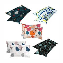 PRTREND White & Black 6 and more Pieces Abstract Cotton Linen Rectangle Pillow Covers-picture-38