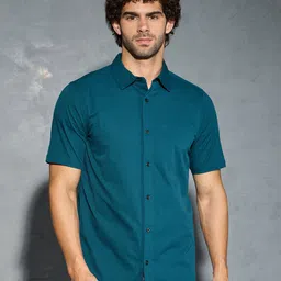 Technosport Men Classic Slim Fit Opaque Casual Shirt-picture-23