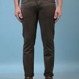 Crimsoune Club Men Slim Fit Mid-Rise Stretchable Jeans-image-7