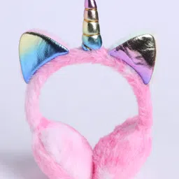 M'andy Woollen Knit Unicorn Designed Ear Muffs - Multi Colour-picture-19