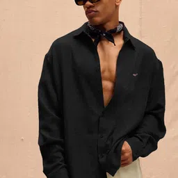 HAMPTONS Original Spread Collar Cotton Regular Fit Shirt-picture-42