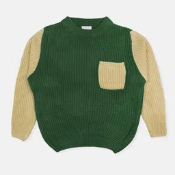 CHKOKKO Boys Colourblocked Woollen Pullover-image-0