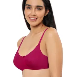 Amante Fuscia Cotton T-Shirt Bra image 3