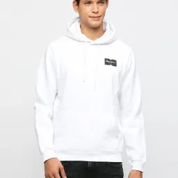 Pepe Jeans White Regular Fit Hooded Sweatshirt image 1