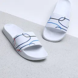 Puma Kids BMW MMS Leadcat 2.0 Graphic Jr White Slides image 1