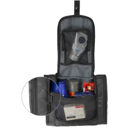 Swiss Military Black Printed Toiletry Bag image 3