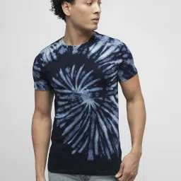 Produkt By Jack & Jones Violet Cotton Slim Fit Printed T-Shirt image 1