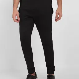 Tribe by Allen Solly Black Cotton Regular Fit Joggers image 1