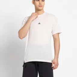 adidas Light Pink Slim Fit Yoga Training T-Shirts image 1