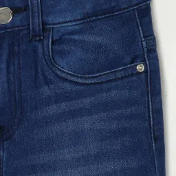 Fame Forever by Lifestyle Kids Blue Cotton Embellished Jeans image 3