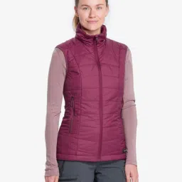 Forclaz by Decathlon Purple Plain Padded Jacket image 1