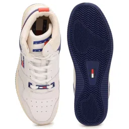 Tommy Hilfiger Men's White Ankle High Sneakers image 3