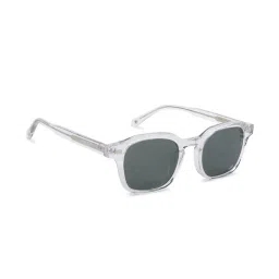 John Jacobs JJ S13082 Green Polarized Square Sunglasses image 1