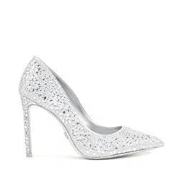 Aldo Women's Silver Stiletto Pumps image 1