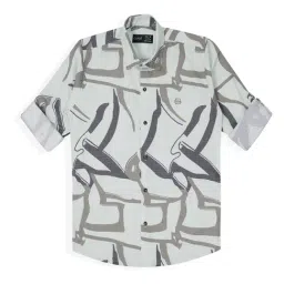Cavio Boys Multi Cotton Printed Shirt-image-92