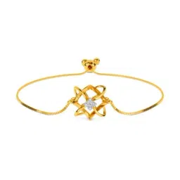 Kisna Diamond & Gold Jewellery Mia 18k Gold & Diamond Bracelet for Women-picture-18