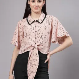 Style Quotient Beige Printed Top image 1