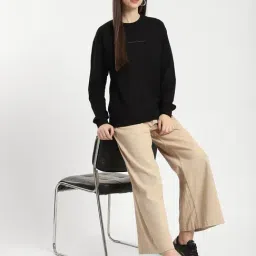 R&B Black Cotton Sweatshirt image 3