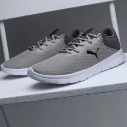 Puma Men's Escoot Concrete Grey Running Shoes image 1