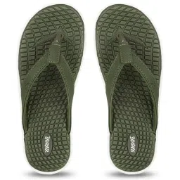 Bata Women's NEW BUBBLEX LDS TH Olive Flip Flops image 1