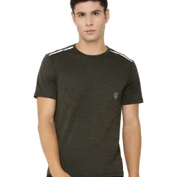 Chkokko Olive Round Neck T-Shirt-picture-12