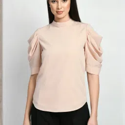 Exude Peach Plain Top image 1