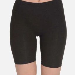mod & shy Grey Melange Cotton Cycling Sports Shorts-picture-7