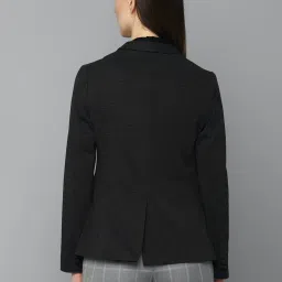 Solly by Allen Solly Grey Textured Blazer image 2