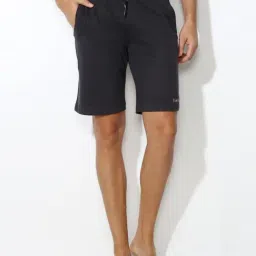 Van Heusen Grey Cotton Regular Fit Shorts-picture-12