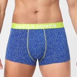 Jack & Jones Nautical Blue Printed Trunks-image-9