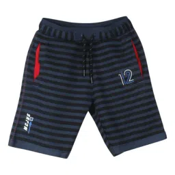 Monte Carlo Kids Blue Striped Bermudas-image-0