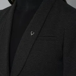 Solly by Allen Solly Grey Textured Blazer image 5