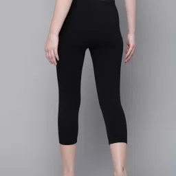 Kryptic Black & Maroon Cotton Capris - Pack Of 2 image 3