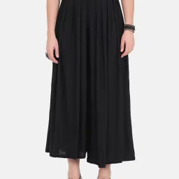 BUYNEWTREND Black Mid Rise Palazzos image 1