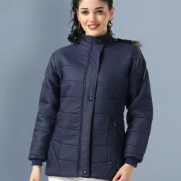 BUYNEWTREND Navy Regular Fit Jacket image 1