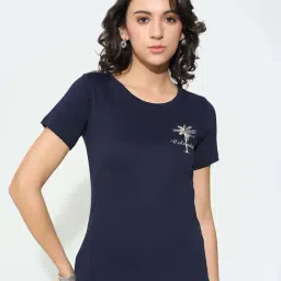 Honey By Pantaloons Navy Regular Fit Printed T-Shirt-image-31