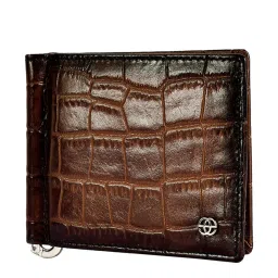 Eske Matilda Tan Casual Leather Money Clip Wallet for Men image 2