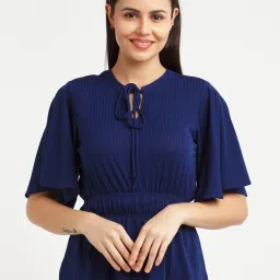 Zink London Navy Regular Fit Top image 1