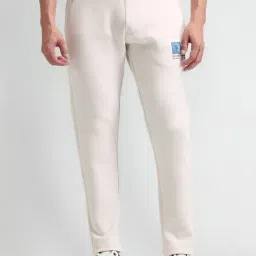 U.S. Polo Assn. Denim Co. White Cotton Regular Fit Logo Printed Trackpants-picture-44