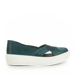 Fausto Women's Green Casual Pumps image 1