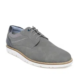 Byford by Pantaloons Men's Grey Derby Shoes image 3
