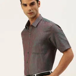 Ramraj Grey Regular Fit Shirt image 3