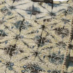 showoffff SHOWOFF Beige Cotton Printed Kurta image 3