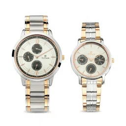 Titan NR17692589KM01P Bandhan Couples Analog Watch image 1