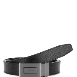 Calvin Klein Jeans Black & Brown Leather Reversible Belt image 1