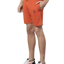 Vimal Jonney Orange Regular Fit Shorts image 3