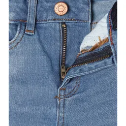 Allen Solly Junior Blue Solid Jeans image 3