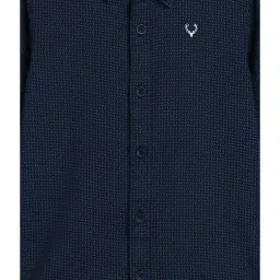 Allen Solly Junior Navy Printed Full Sleeves Shirt image 3