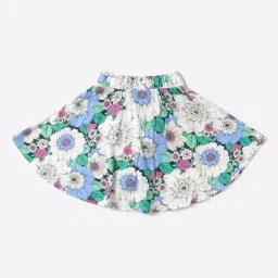 GAP Girls Multi Cotton Floral Skirt image 2